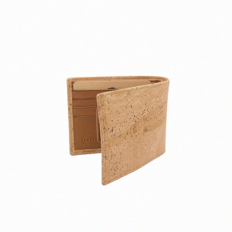 Texture liège — portefeuille homme Montado L'Essentiel