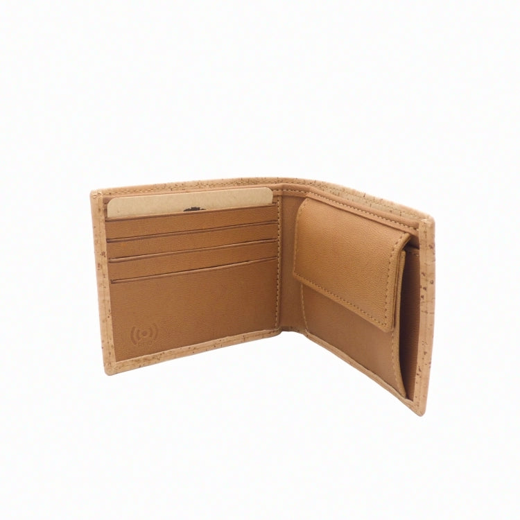Cuir végétal homme — portefeuille Montado L'Essentiel liège artisanat