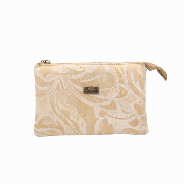 Zipped Grand Porte Monnaie by Montado in elegant design, showcasing its soft texture and stylish zip closure.