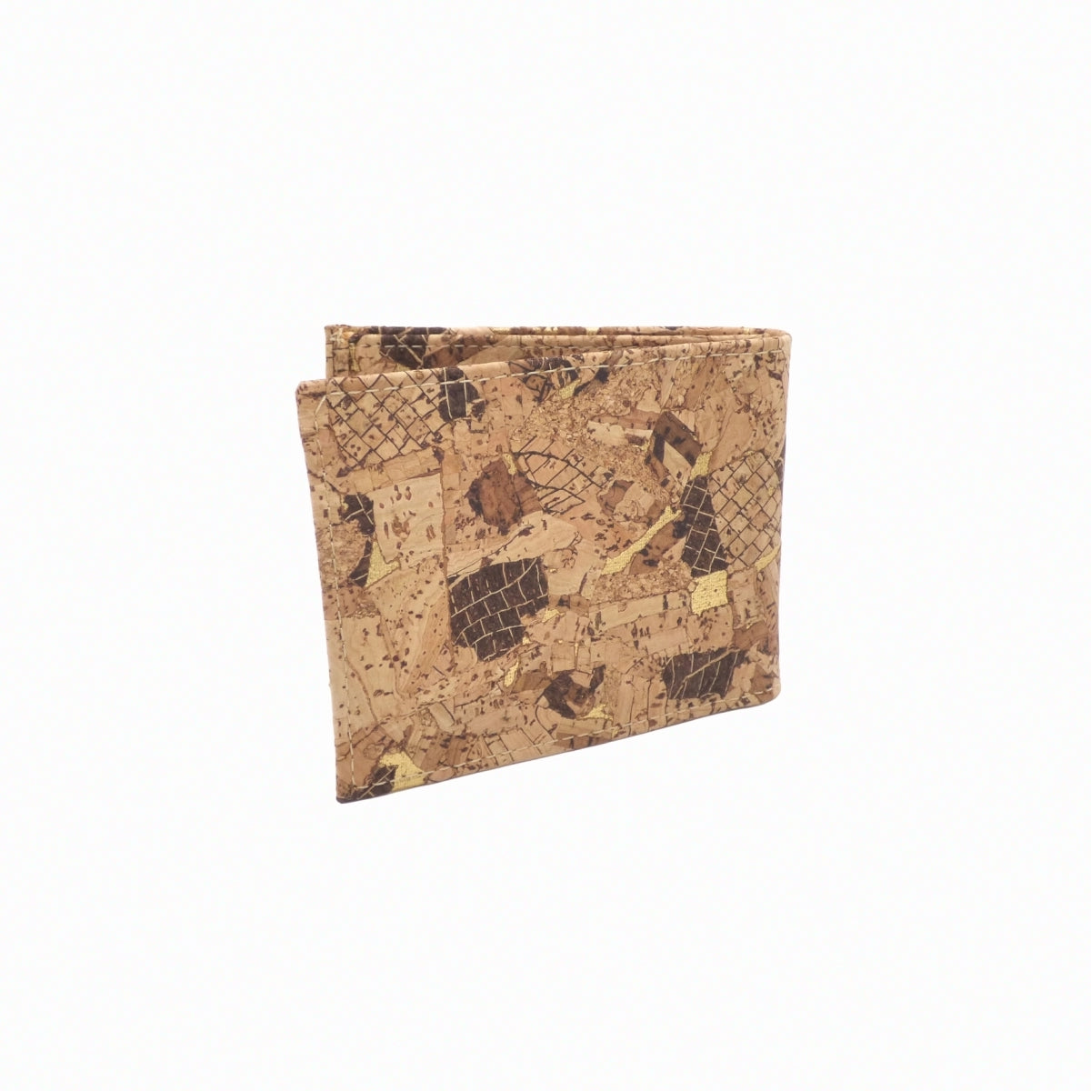 Texture liège — portefeuille 3 volets Amador Varum artisanat