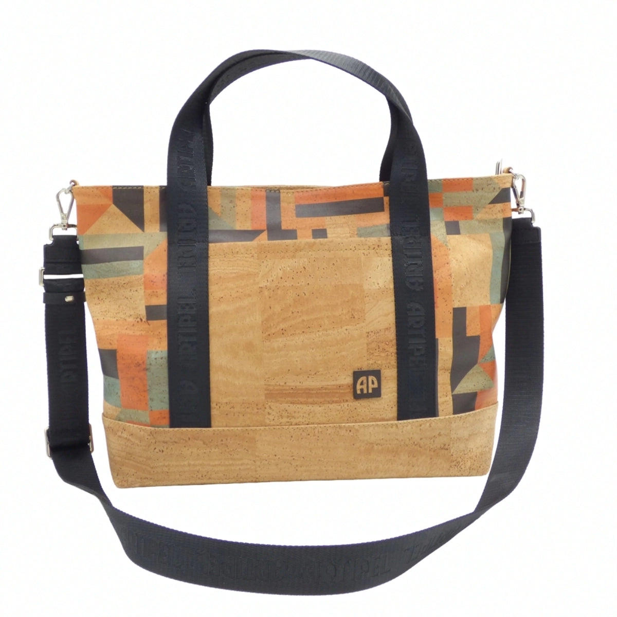 Sac Fusion Artipel en liège - vue angle, format cabas léger