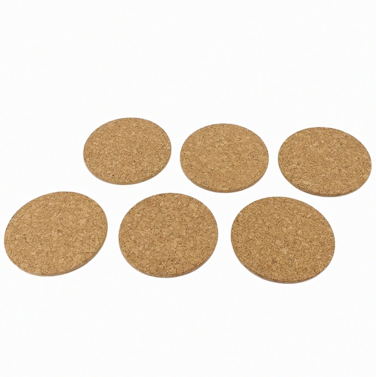 Home & Li��ge P��zenas - 6 Dessous de verre en li�ge - Li��ge naturel