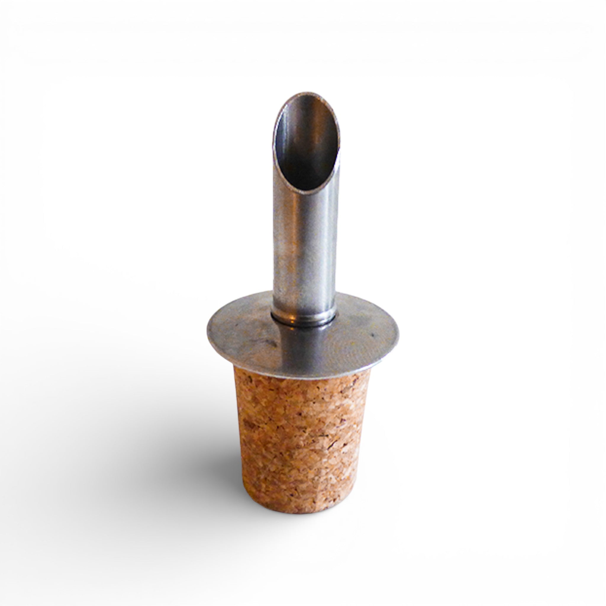 Bec verseur en liège naturel et inox pour huile et spiritueux, art de la table de la marque Viking.
