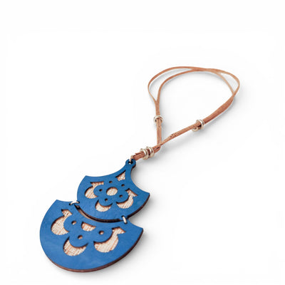 Collier liège fleur — Artipel — bijou femme cadeau original artisanat