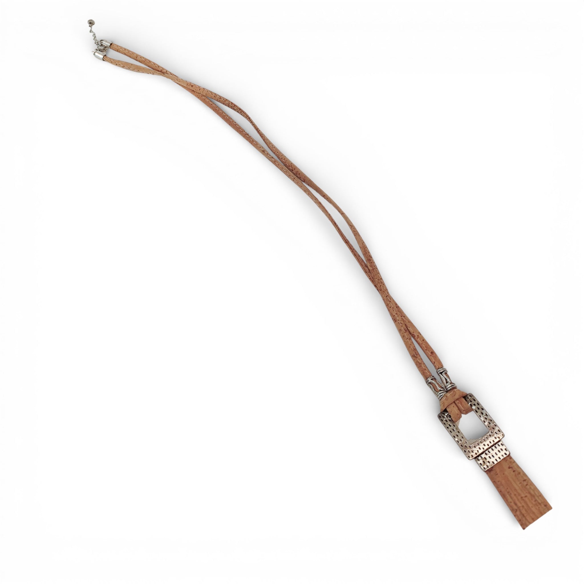 Collier vegan et éco-responsable en liège naturel du Portugal : Collier Liège Bohème Chic - Artipel - Home & Liège