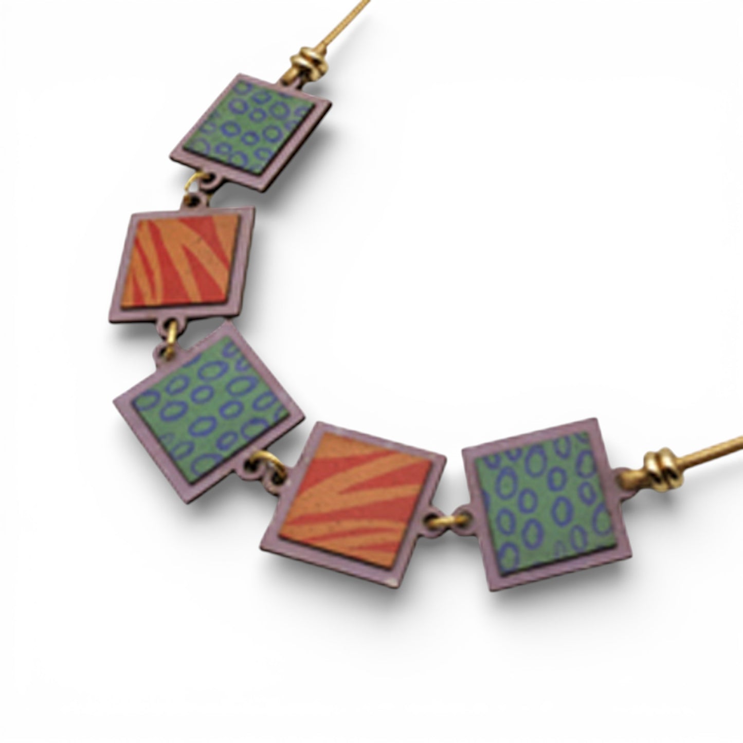 Collier en liège "Rio Do Brazil" d'Artipel, design élégant avec texture naturelle et couleurs terreuses.