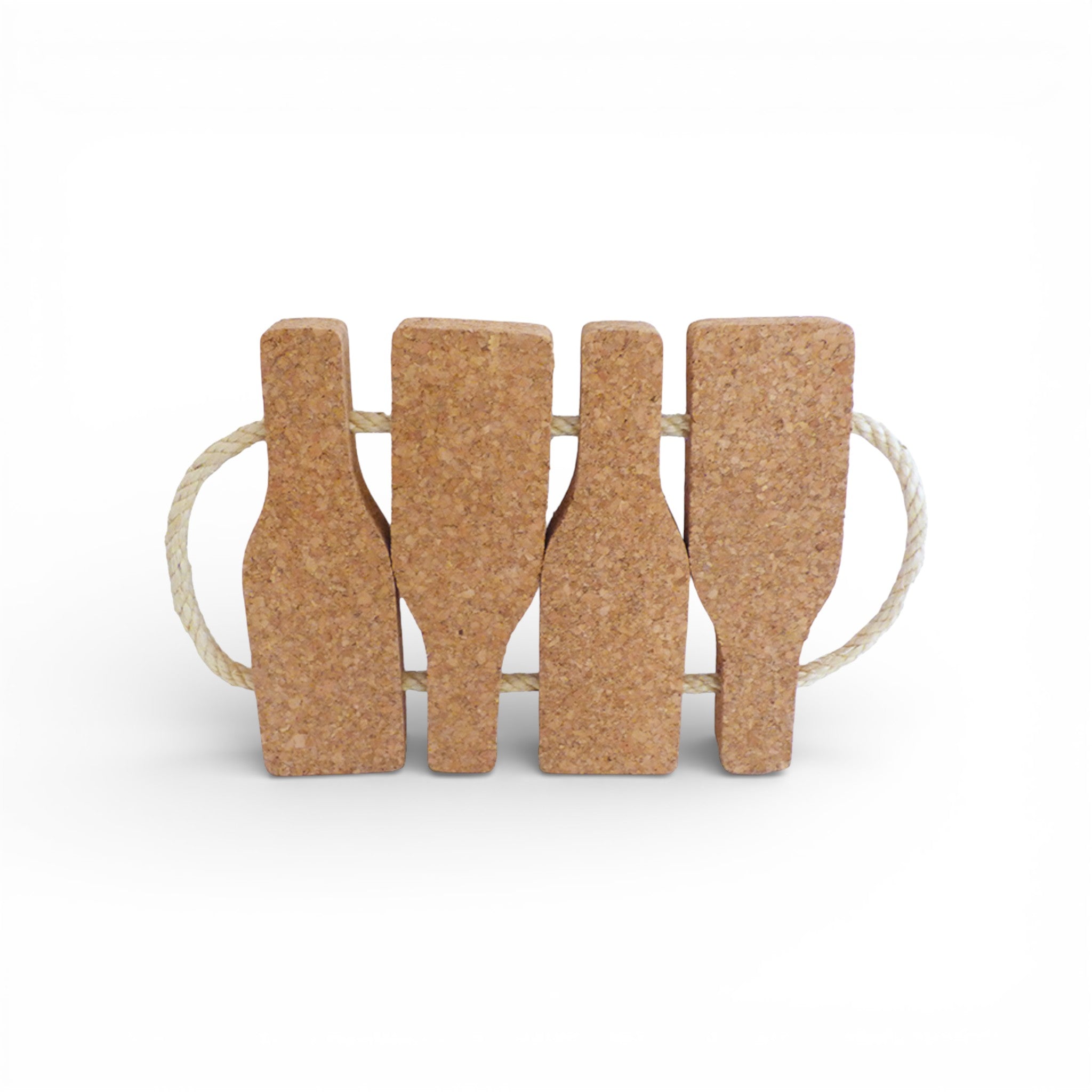 Viking "Bouteille" cork trivet featuring a bottle design, perfect for protecting surfaces and enhancing table settings.