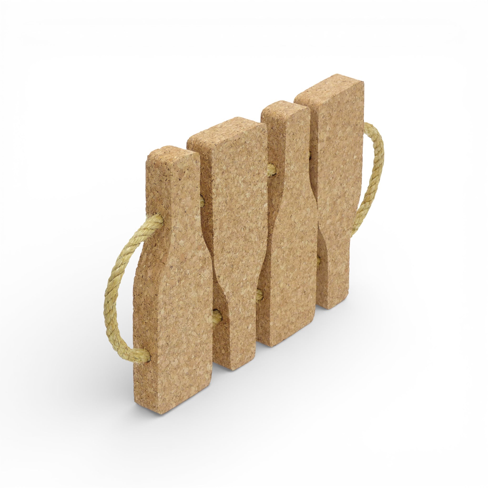 Viking "Bouteille" cork trivet featuring a stylish bottle design for elegant table settings.