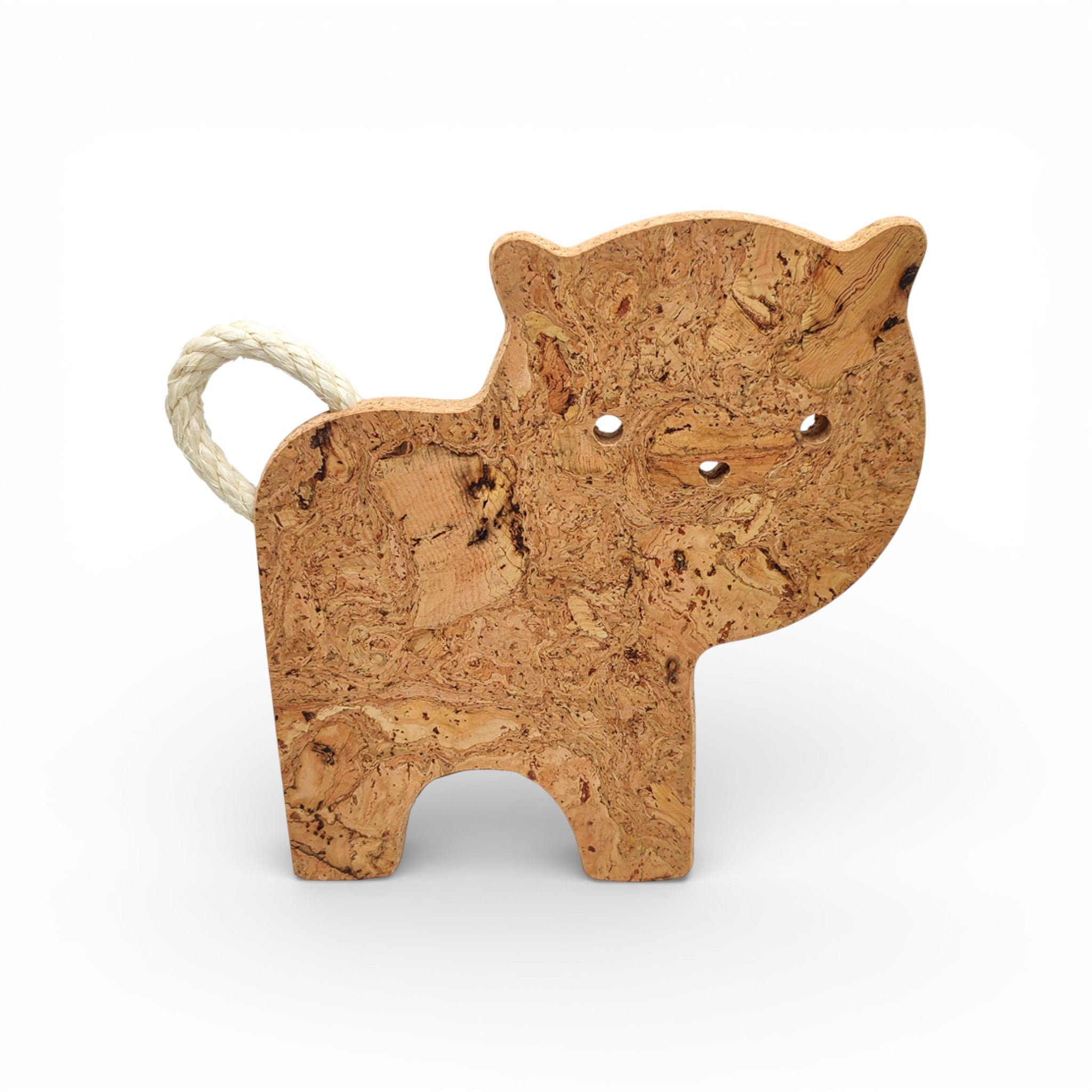 Dessous de plat Chaton en liège Viking - vue principale - artisanat Portugal