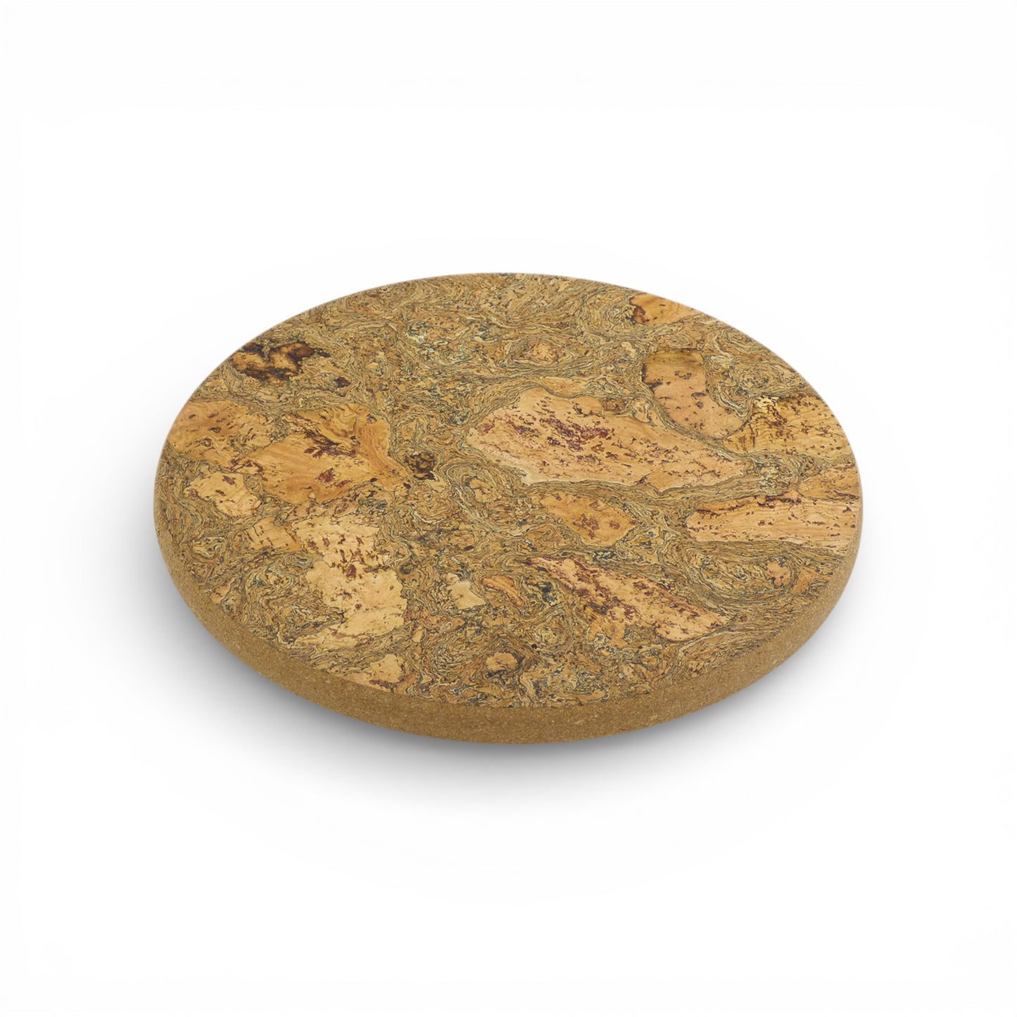 Viking round tabletop trivet in iceberg grey, showcasing a sleek design for protecting surfaces from hot dishes.