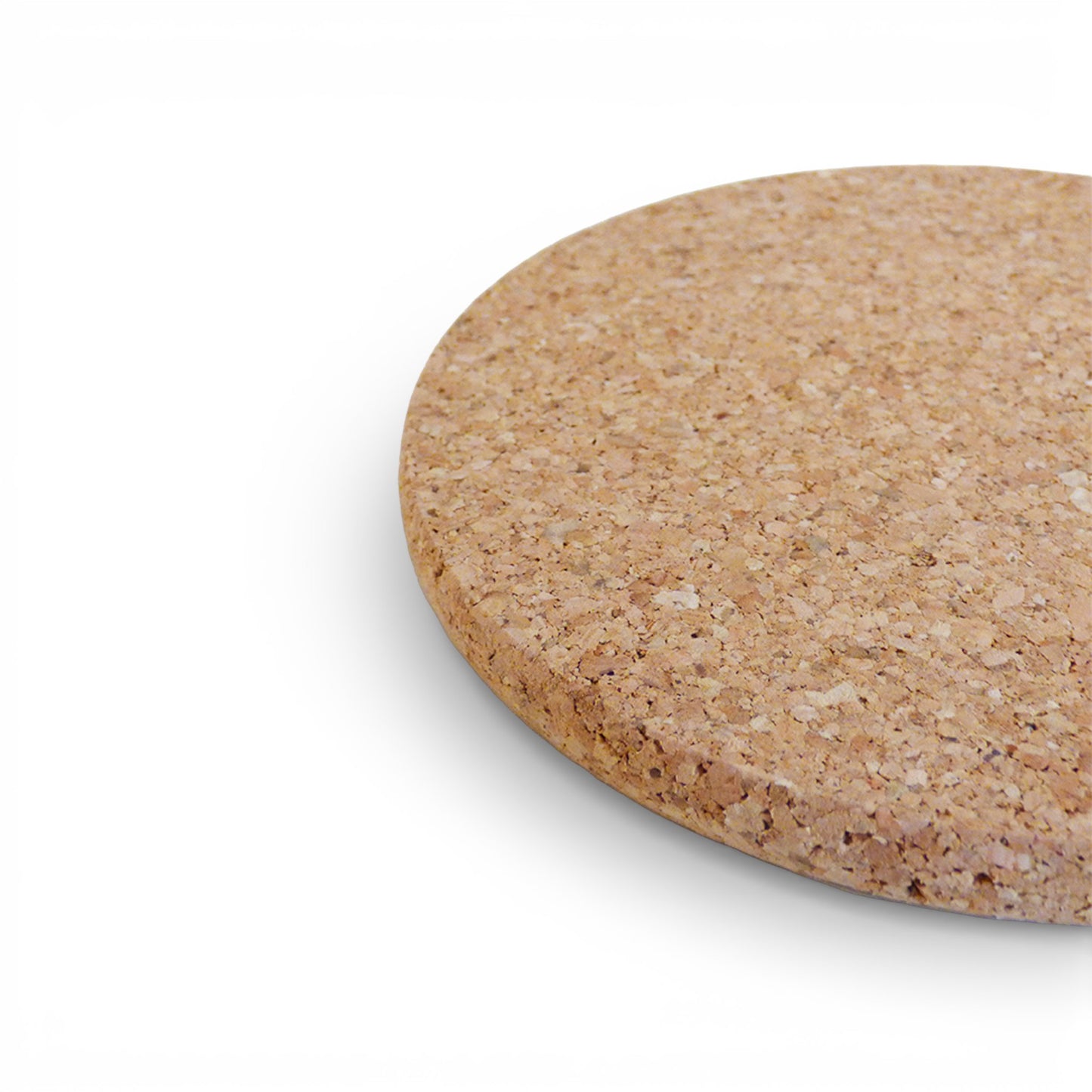 Rond classique en liège de 20 cm, dessous de plat Viking, offrant une protection élégante pour les surfaces de table.