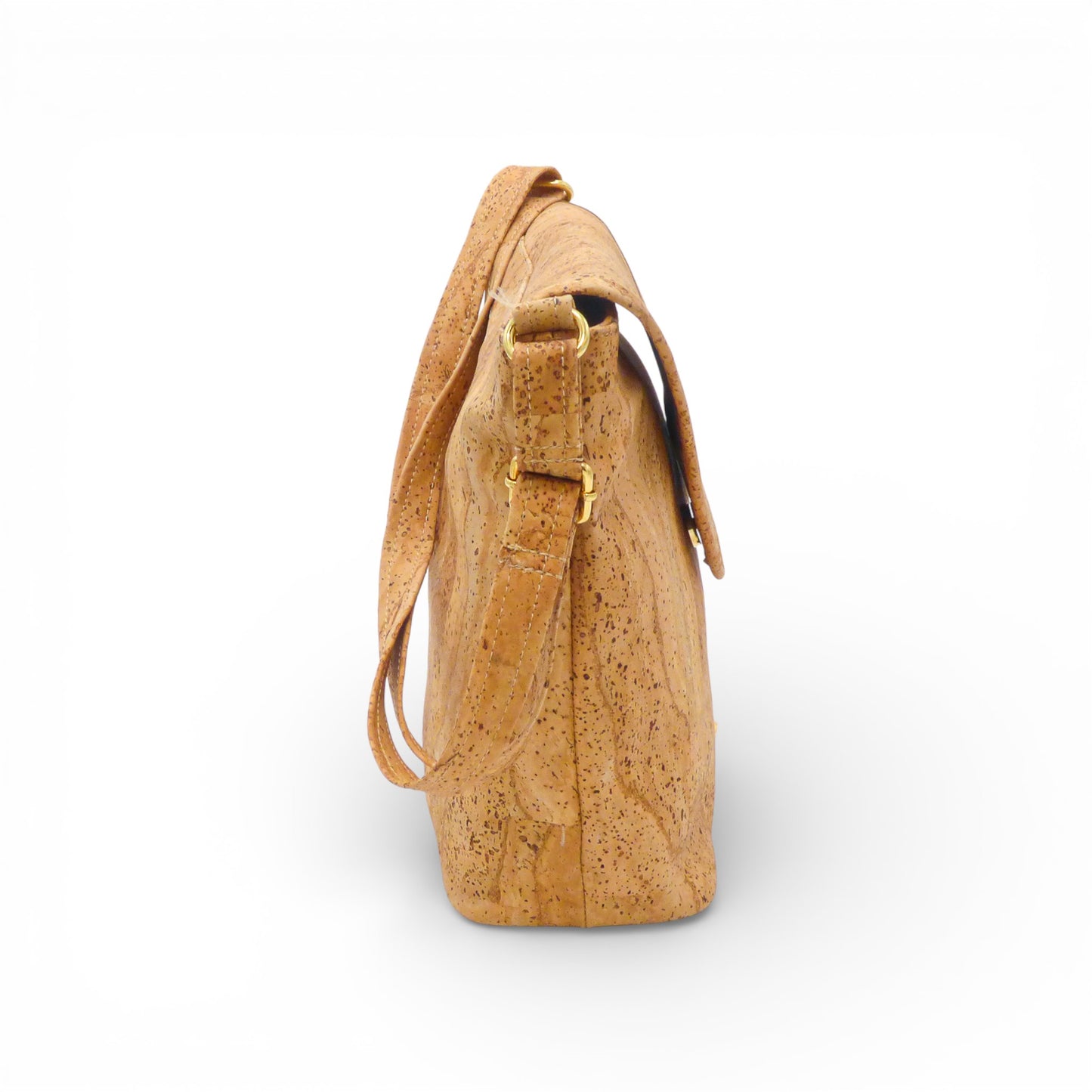 Sac bandoulière en liège de Cork Design, alliant nature et modernité, avec une texture unique et un design élégant.