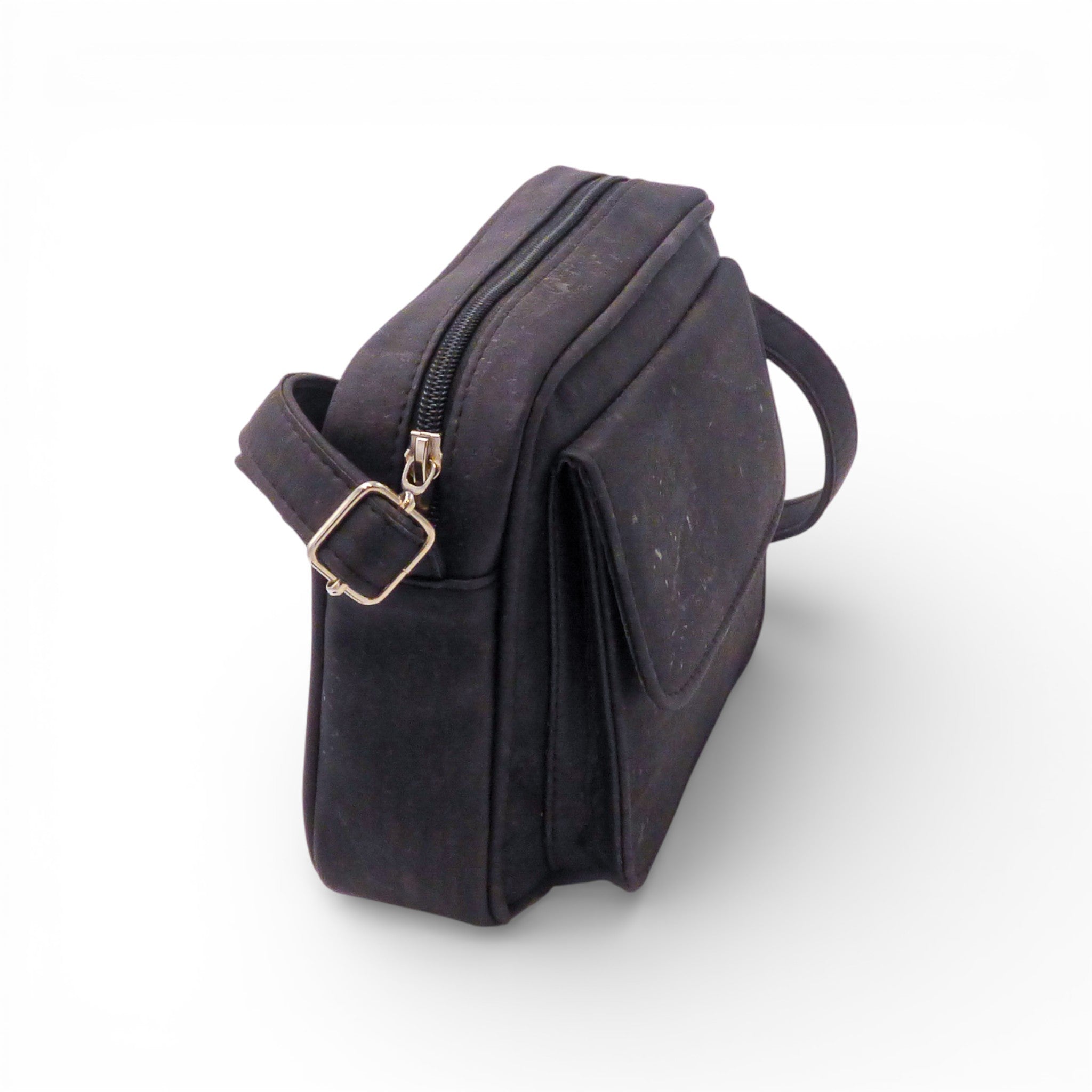 Sac bandoulière carré Marla Pais en liège - coloris vif, vue face