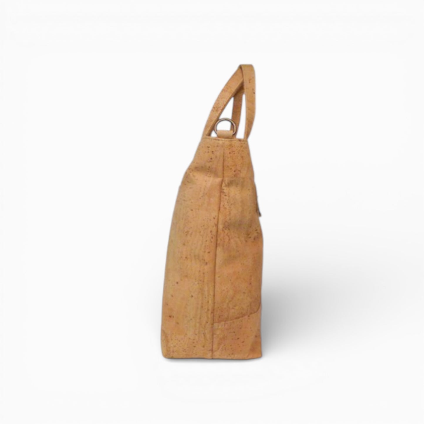 Sac à main et bandoulière "City" en liège beige, logo Montado visible sur le devant, avec une texture naturelle.