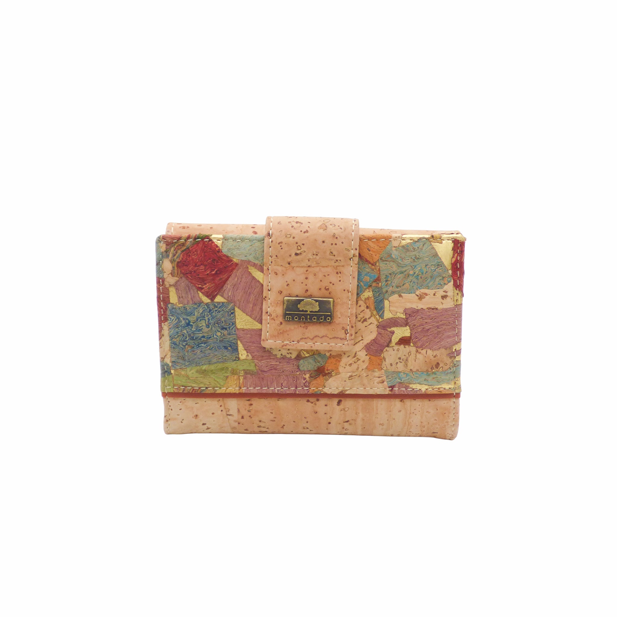 Montado "Petit Compagnon" portefeuille featuring a sleek design and textured leather in a compact size.