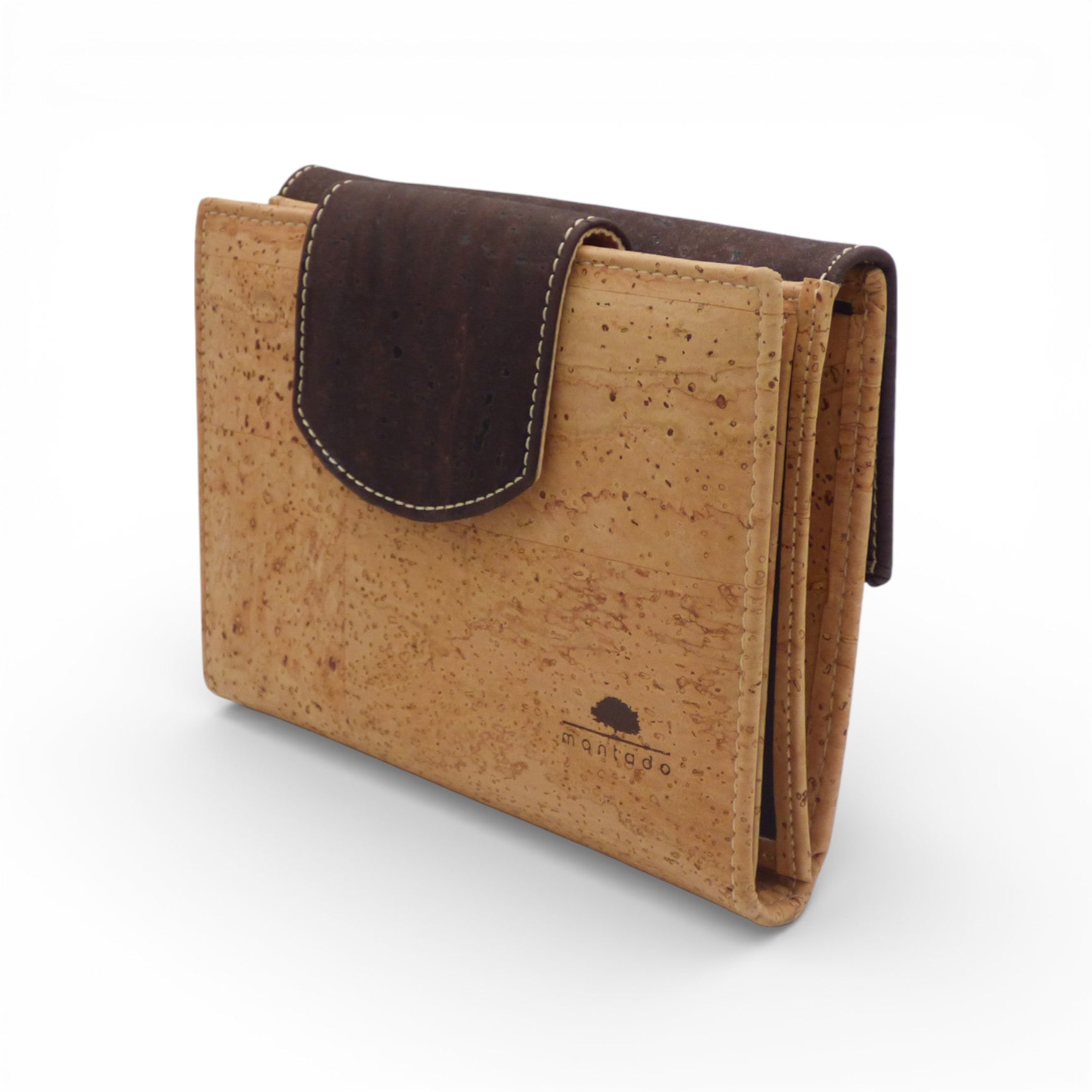 Portefeuille femme format moyen liège — Montado alternative cuir végétal