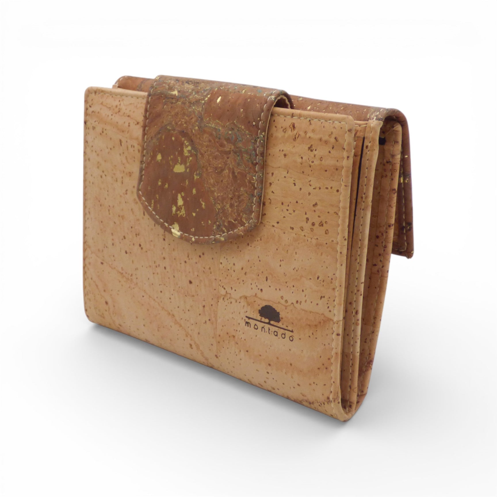 Texture liège naturel — portefeuille femme Montado pour usage quotidien