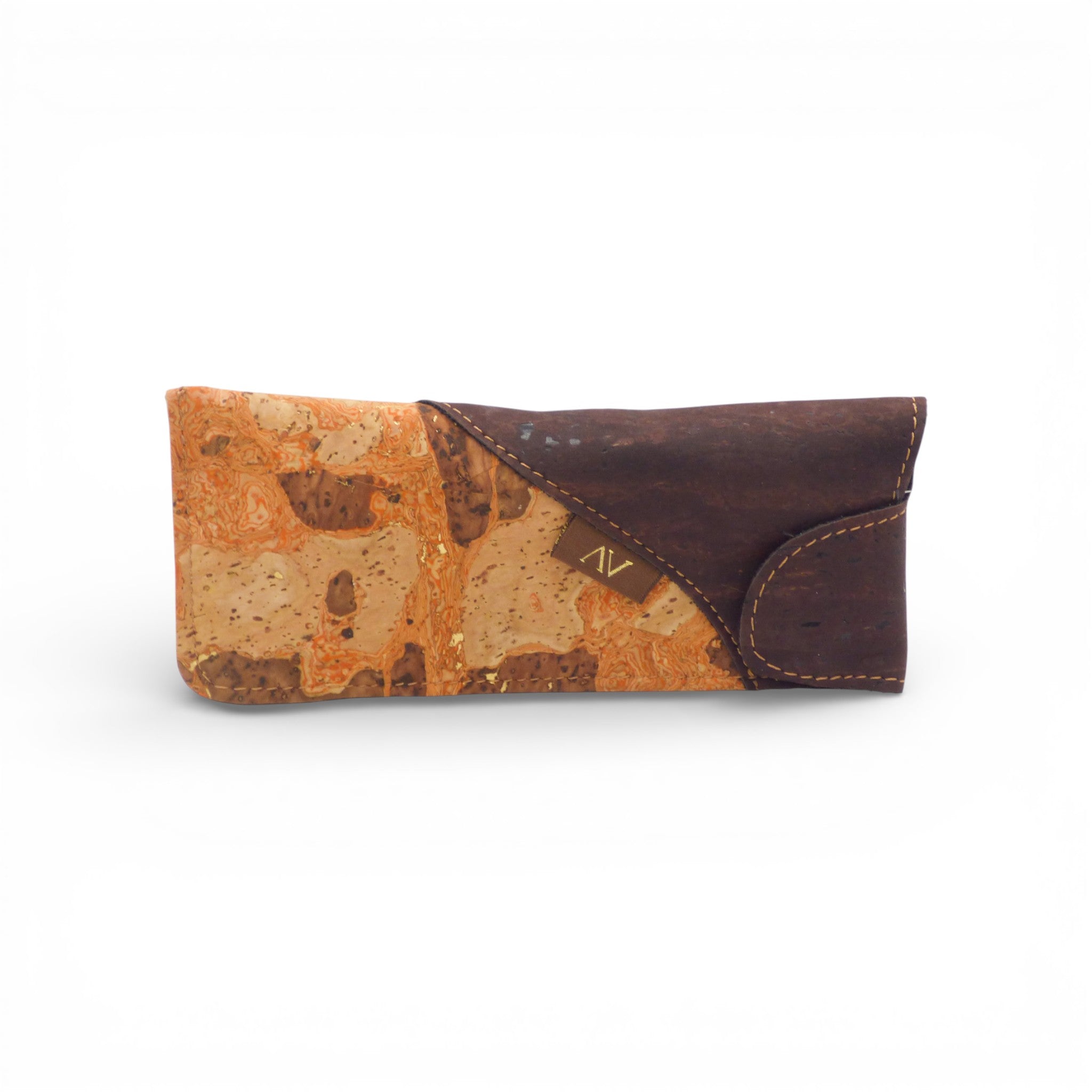 Étui à lunettes en liège Amador Varum, affichant une texture naturelle et un design élégant pour protéger vos lunettes.