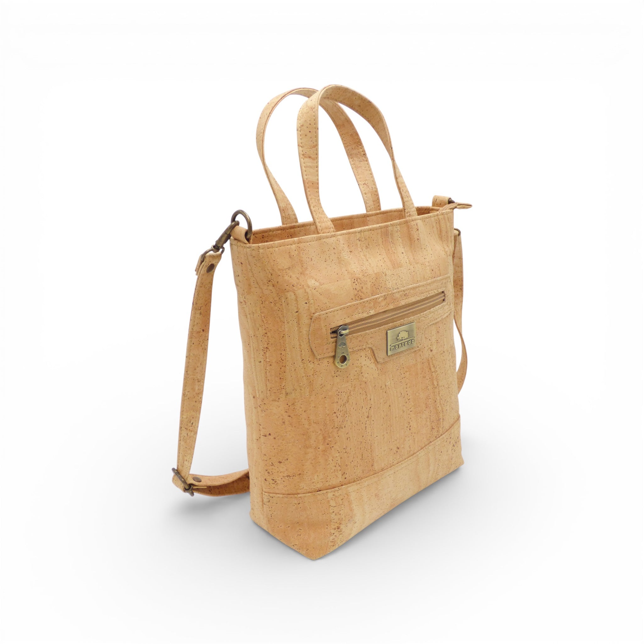 Sac en liège 3-en-1 Montado, affichant un design élégant et fonctionnel avec des poches pratiques.