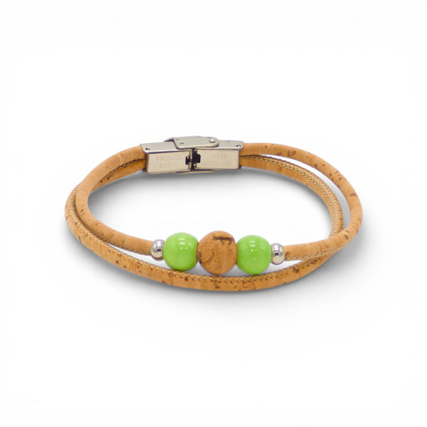 Bracelet en Liège "Evora" - zoom texture liège - liège Portugal