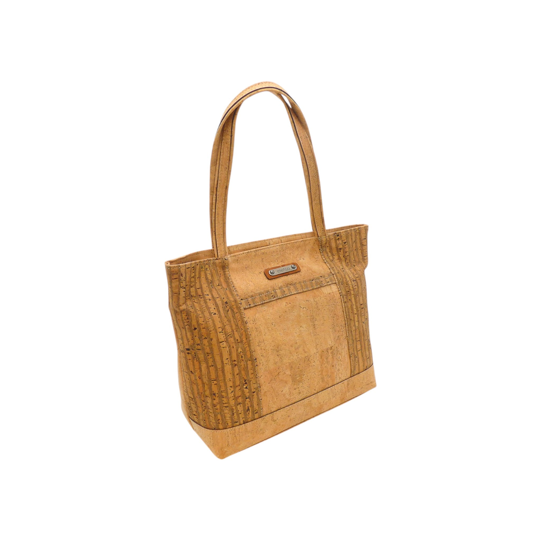 Sac épaule Elenco en liège - intérieur, 3 poches organisées