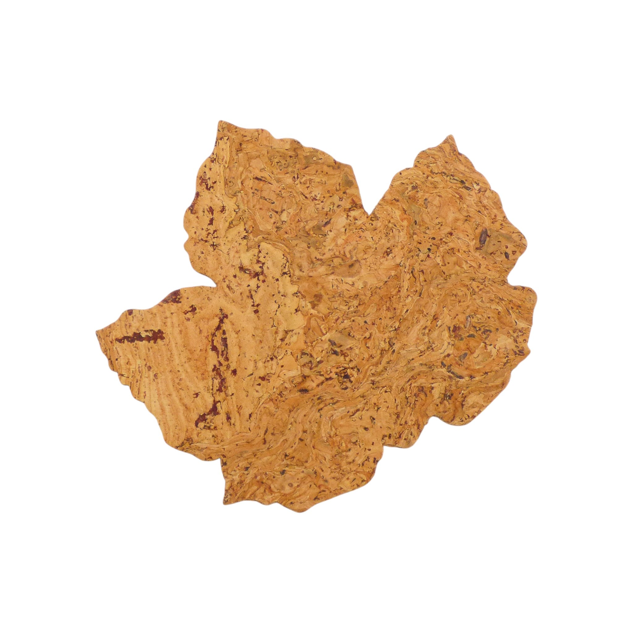 Dessous de verre vegan et éco-responsable en liège naturel du Portugal : Dessous de verre en liège Feuille de Vigne - Viking Lda - Home & Liège