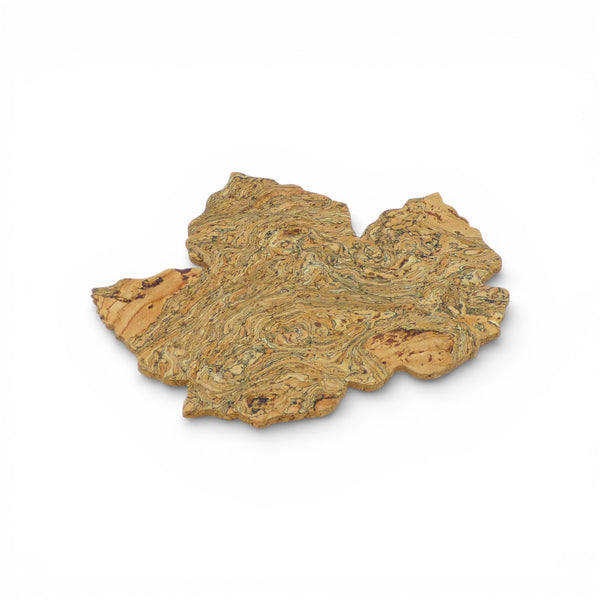 Dessous de verre vegan et éco-responsable en liège naturel du Portugal : Dessous de verre en liège Feuille de Vigne - Viking Lda - Home & Liège