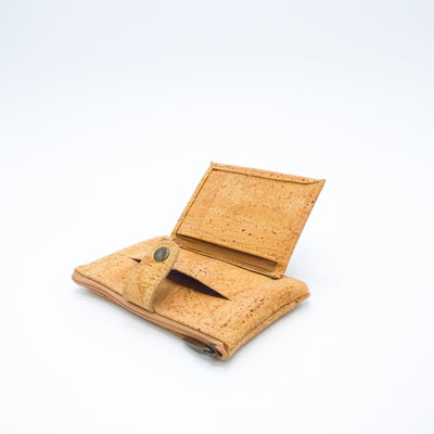 Petit porte-monnaie liège — Amador Varum cartes alternative cuir vegan