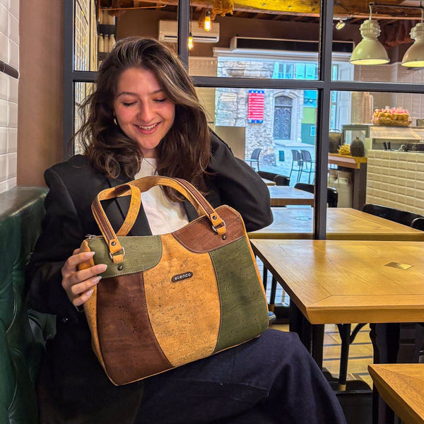 Sac cabas Odemira en liège haute qualité - Maroquinerie Elenco Portugal