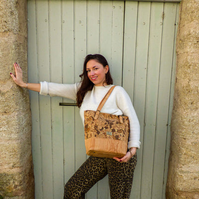 Sac épaule liège femme — Montado anses réglables alternative cuir vegan Portugal