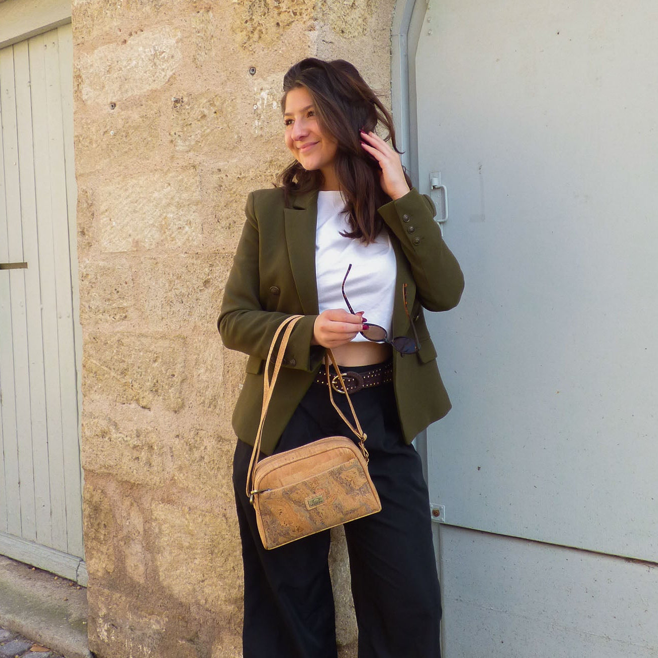 Sac Bandoulière Compact Naturel - Montado