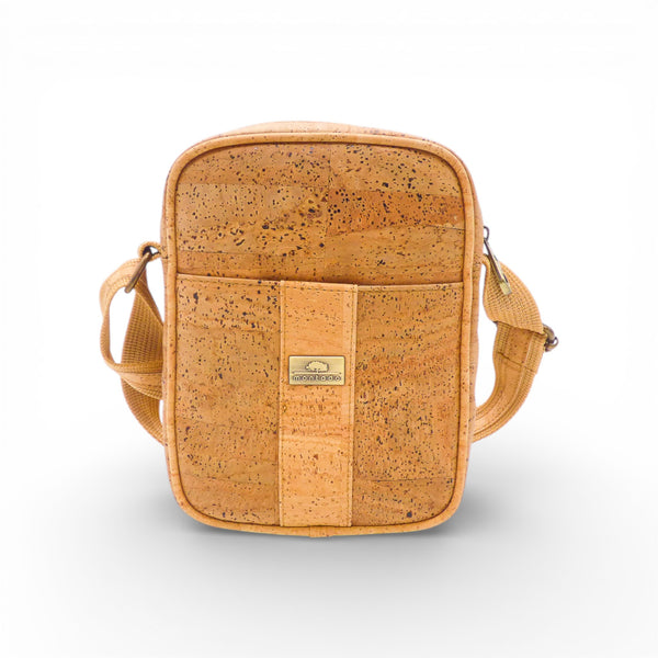 Sac homme vegan et éco-responsable en liège naturel du Portugal : Sac Bandoulière Homme - Montado - Home & Liège