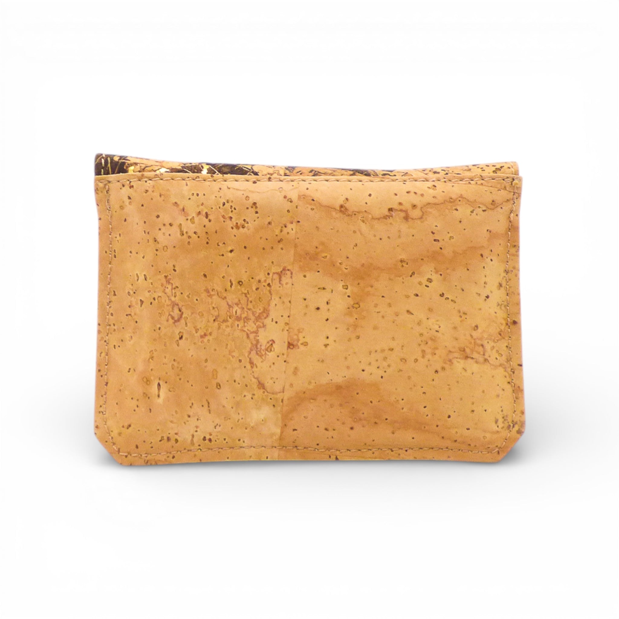 Porte-cartes monnaie rabat liège Montado — design élégant texture naturelle Portugal cadeau