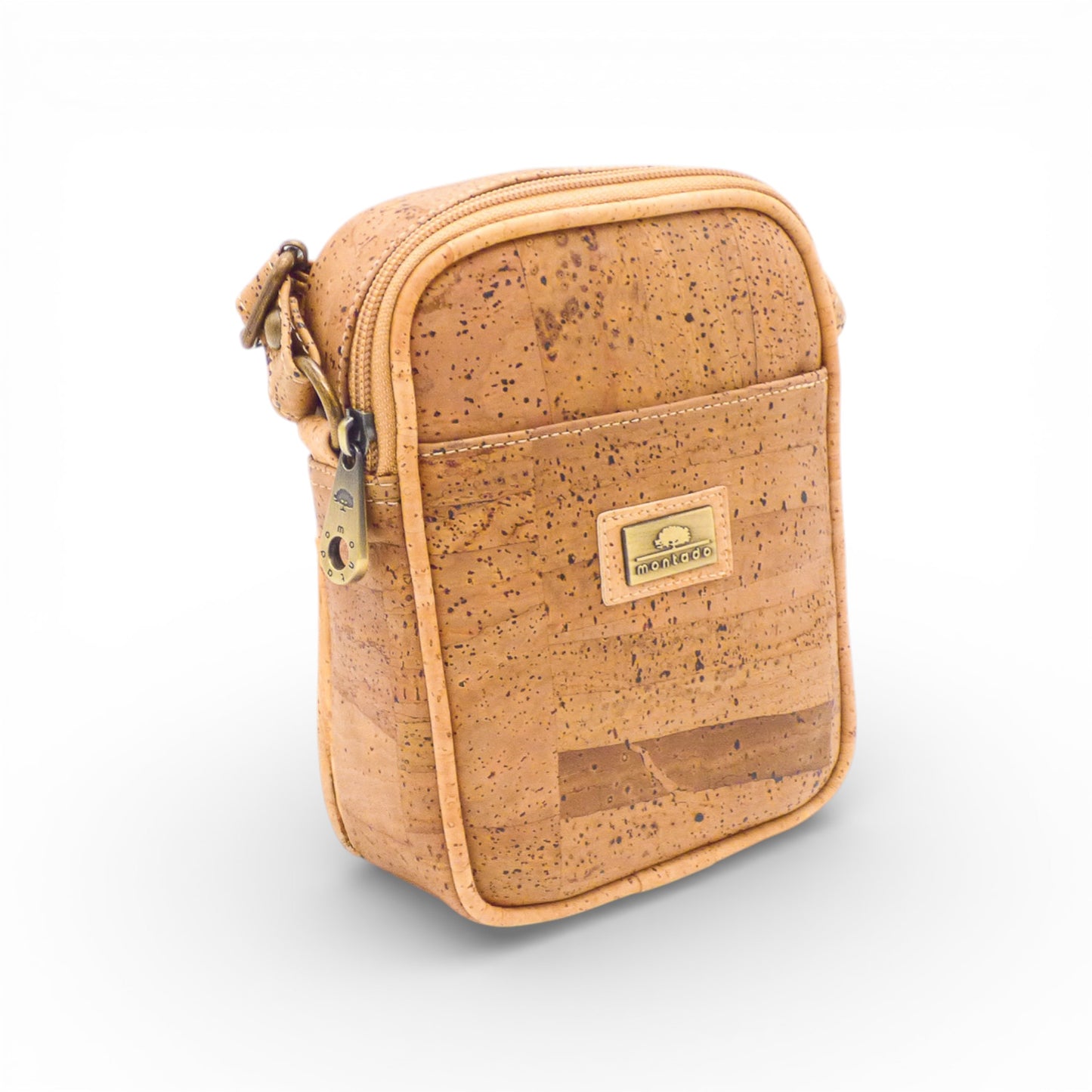 Mini Sacoche Homme "L'Essentiel" by Montado in a stylish design, showcasing its compact size and functional features.