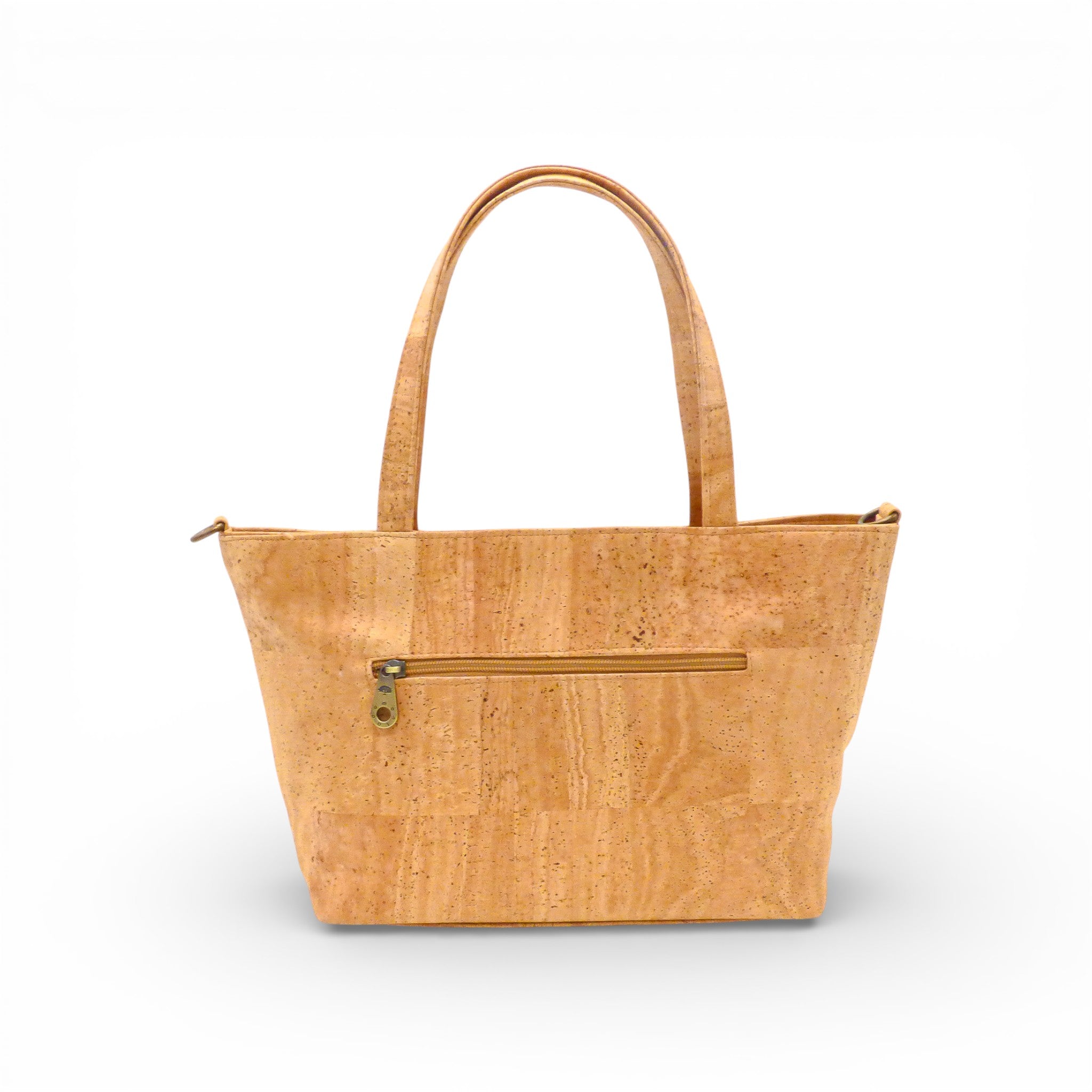 Sac à main liège Relief Montado - dos, poche zippée extérieure - artisanat