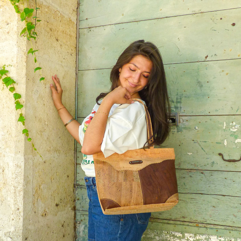 Sac Épaule Minimaliste Bicolore - Elenco