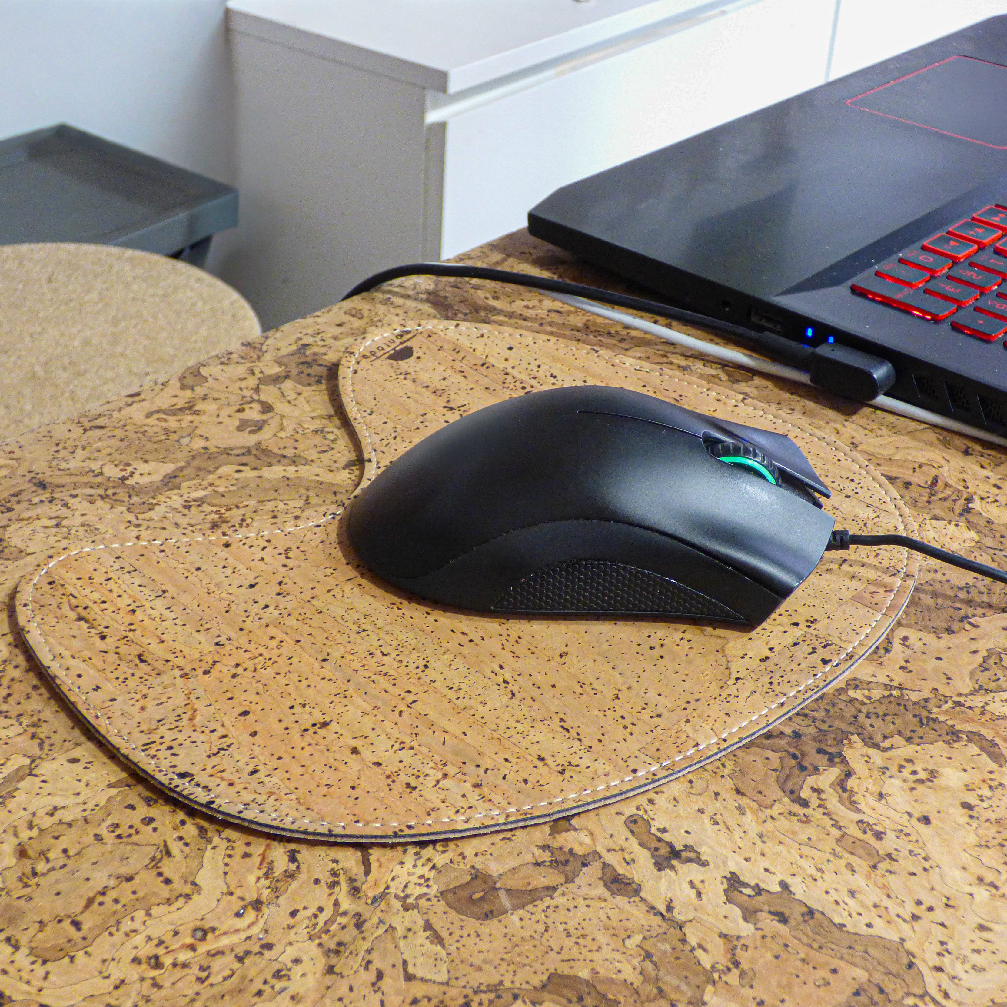 Tapis de souris en liège du Portugal — Montado bureau écolo cadeau original