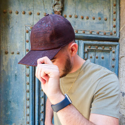 Casquette baseball en liège naturel - vue de face - liège Portugal
