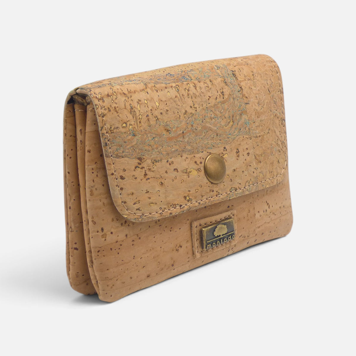 Porte-monnaie liège motif carte, cadeau pour homme comme pour femme