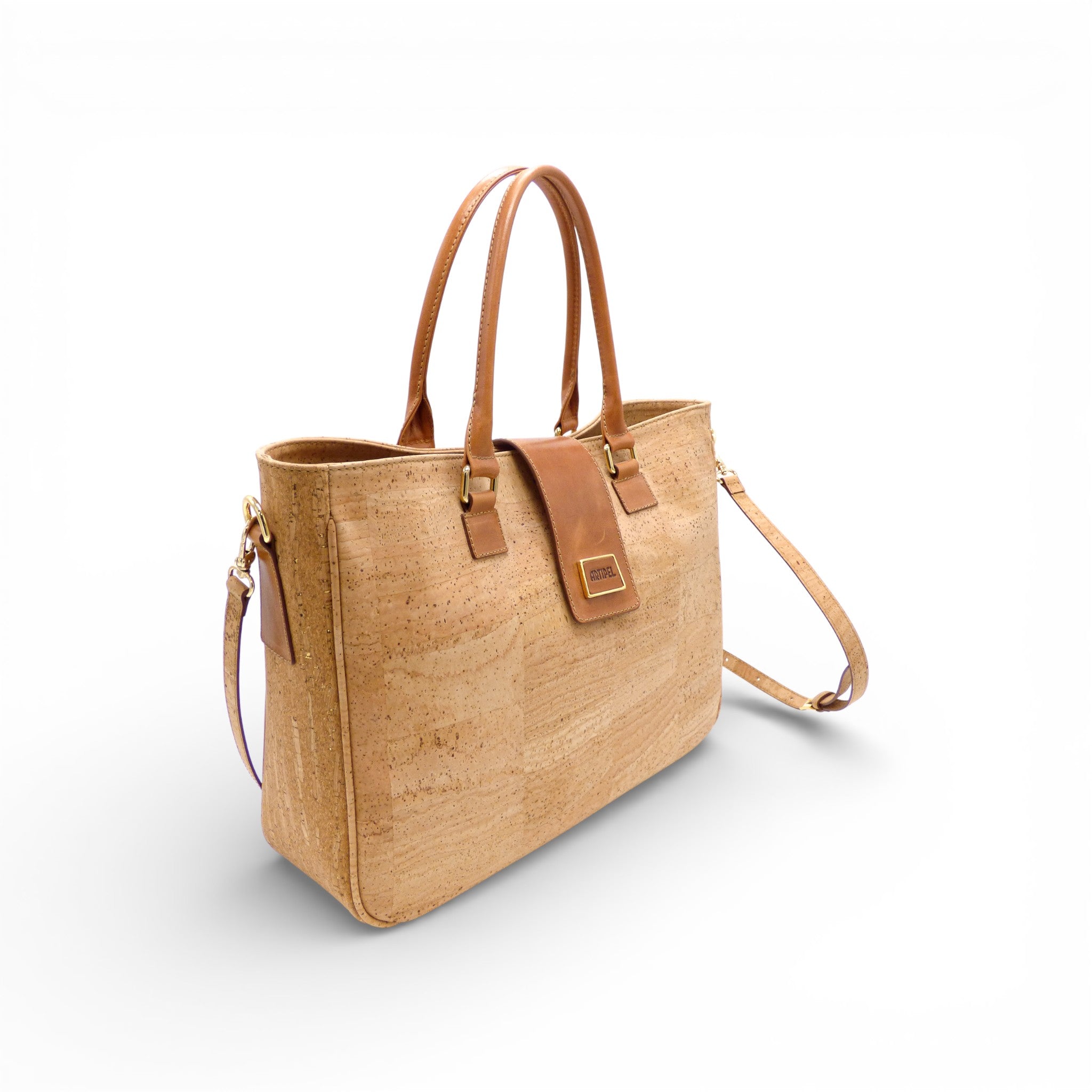 Sac à main Prestige "Hipica" Artipel en cuir de vachette, avec fermeture à pression et séparation intérieure.