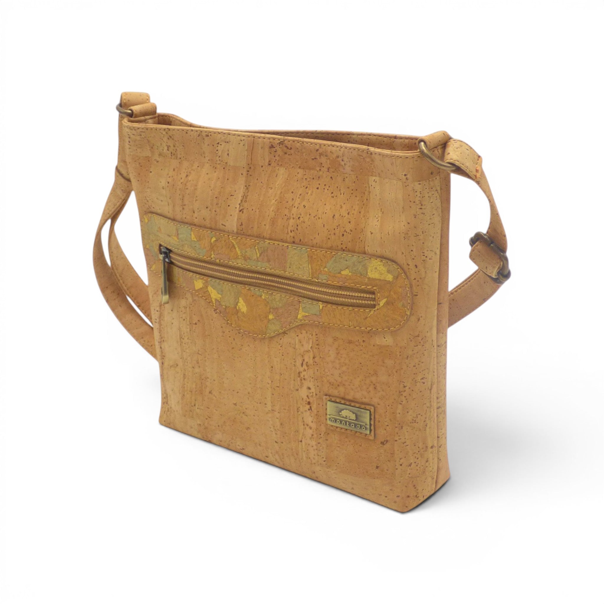 Intérieur sac à main liège, poches zippées organisées