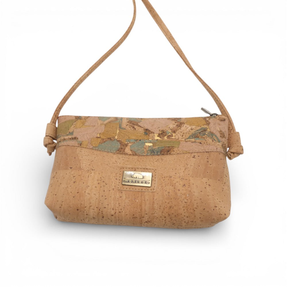 Pastel patchwork Mini Pochette Bandeau by Montado, showcasing a stylish design and versatile pouch for various uses.