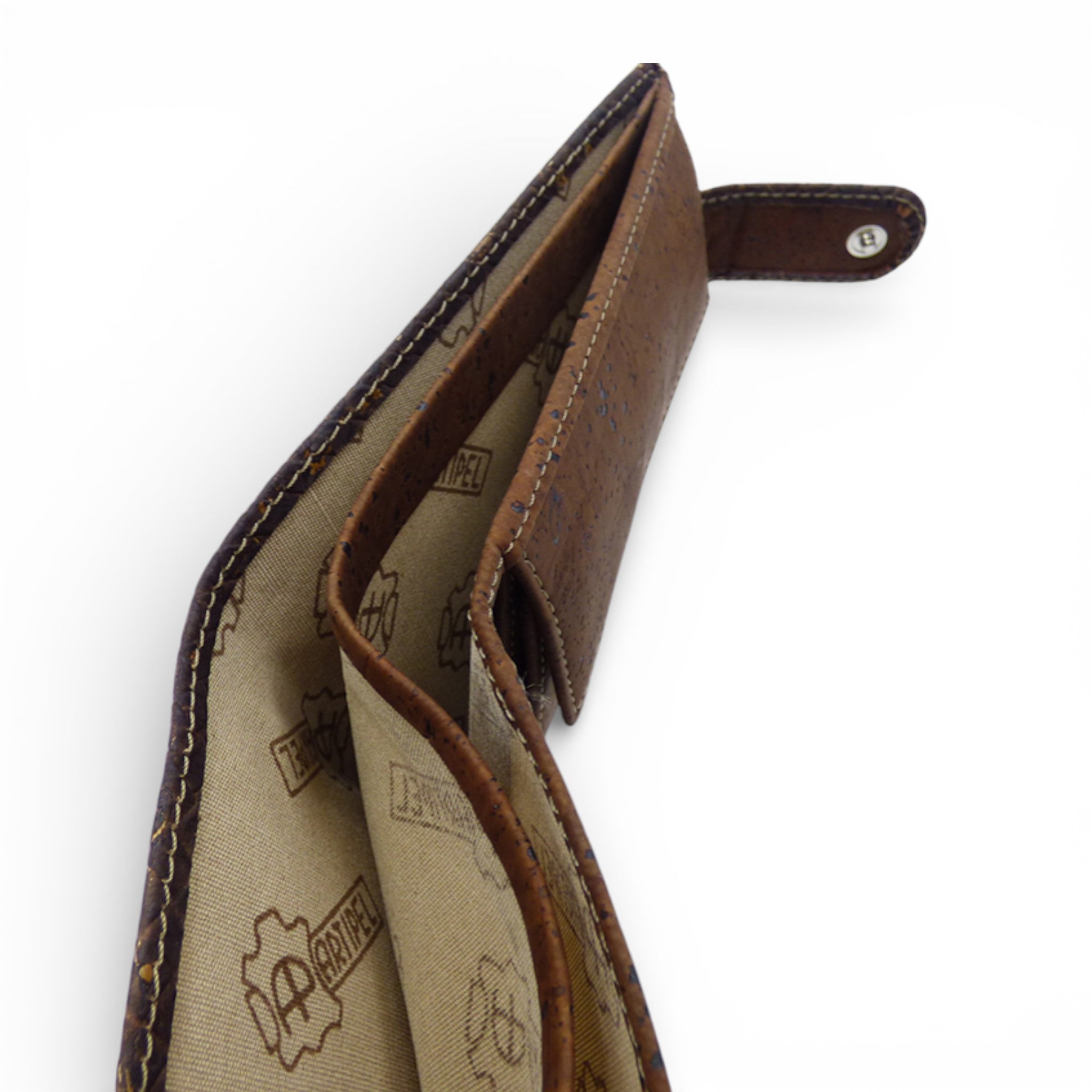 Texture gaufrée liège — portefeuille homme Artipel Portugal cadeau