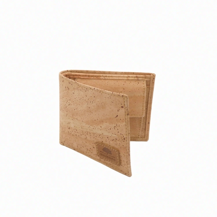 Portefeuille homme L'Essentiel en liège naturel clair — Montado, format compact, Portugal