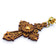 Bijoux oreilles croix liège — Artipel femme cadeau original artisanat Portugal