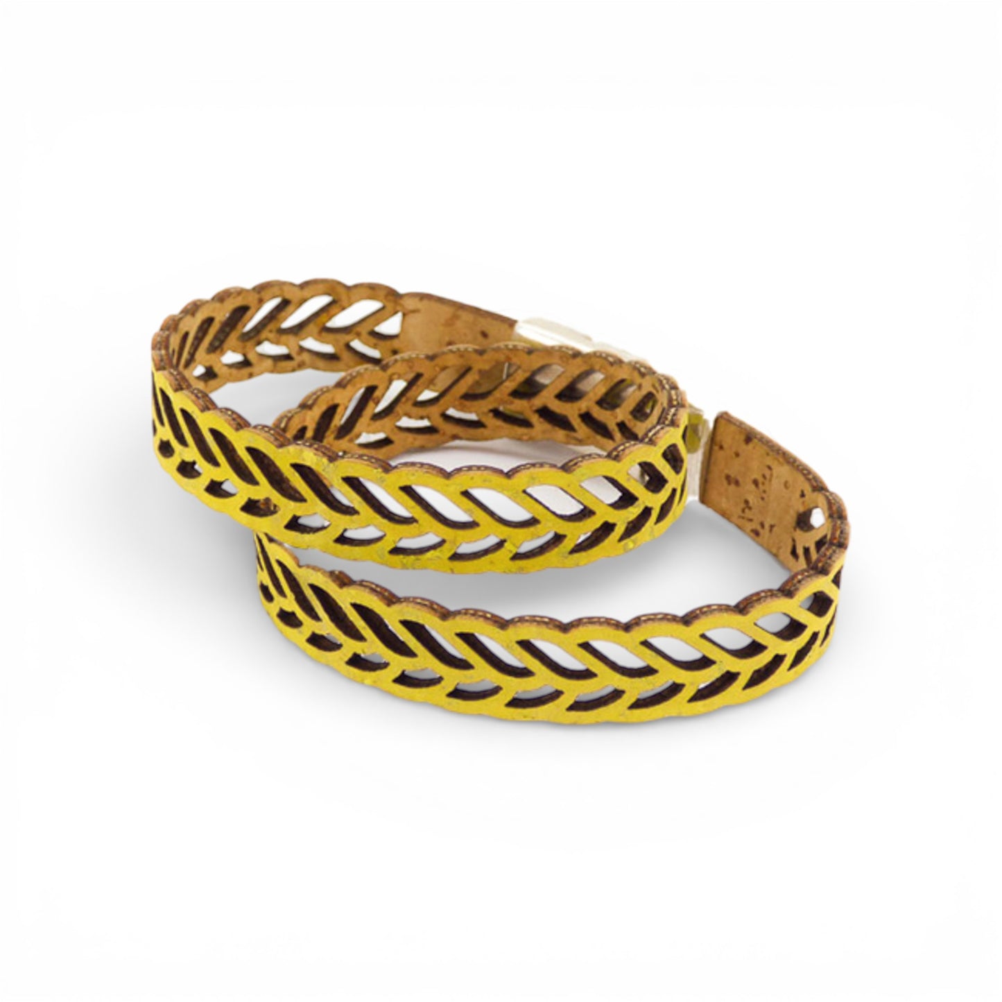 Bracelet Double "Rayon de Soleil" en Liège Ajouré – Artipel