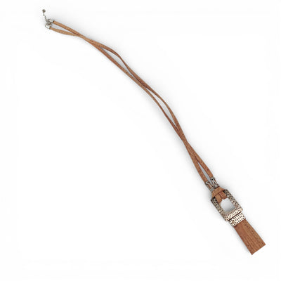 Collier liège bohème chic — Artipel — bijou femme cadeau original artisanat