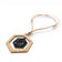 Pendentif hexagone liège — collier Artipel femme bijoux artisanat