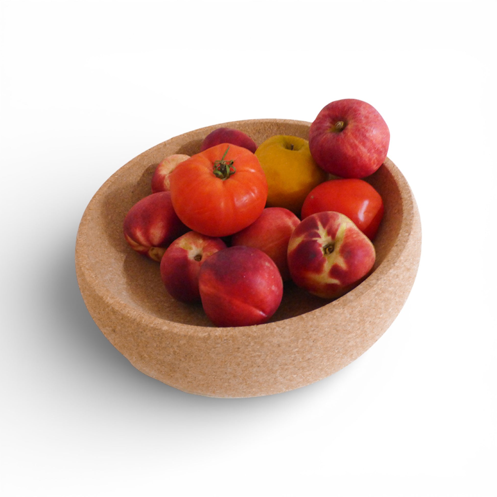 Corbeille à fruit en liège naturel de Viking, élégante et fonctionnelle, parfaite pour présenter vos fruits.