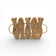 Motif sardines liège — Viking dessous plat naturel